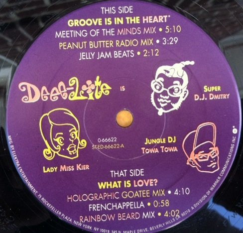 Deee-Lite : Groove Is In The Heart!!! (12", Single)