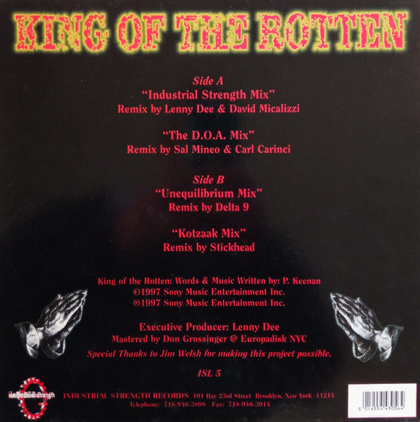 Corrosion Of Conformity : The Rotten Remixes (12")