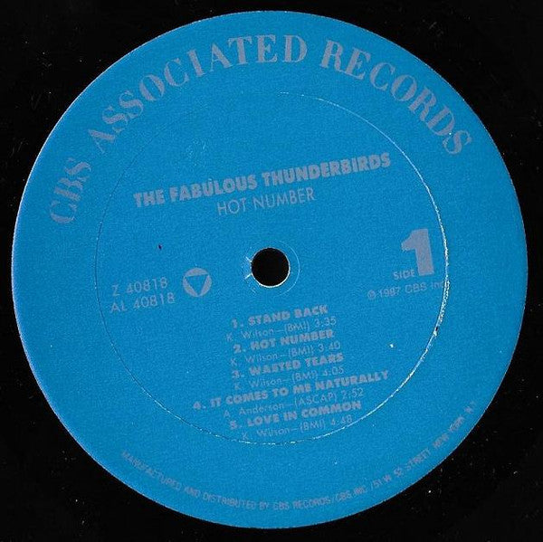 The Fabulous Thunderbirds : Hot Number (LP, Album)