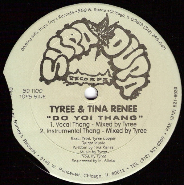 Tyree Cooper & Tina Renee : Do Yo! Thang (12")