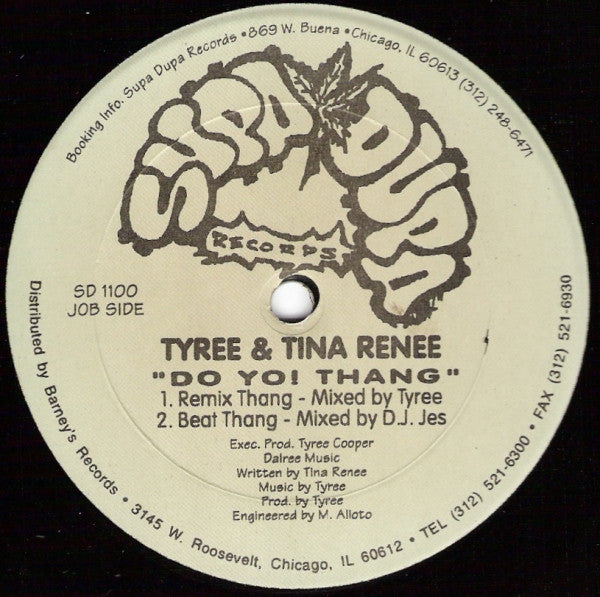 Tyree Cooper & Tina Renee : Do Yo! Thang (12")