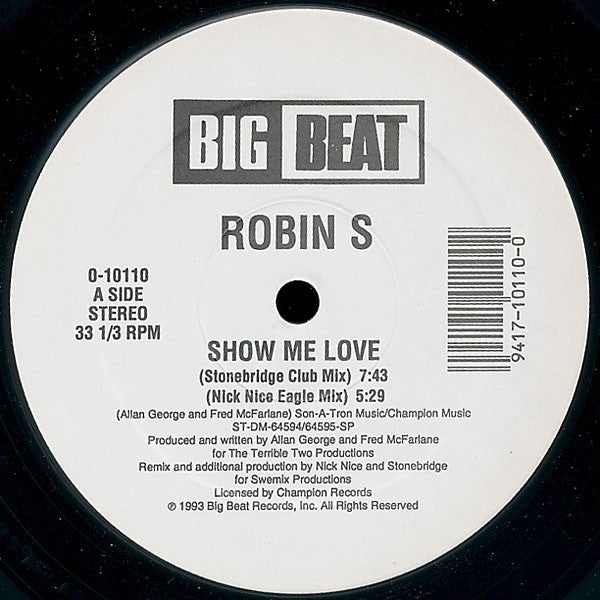 Robin S* : Show Me Love (12")