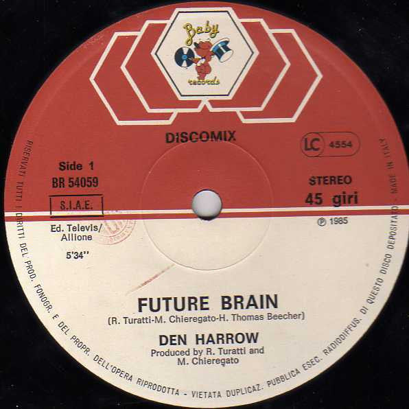 Den Harrow : Future Brain (Remix) (12", Maxi)