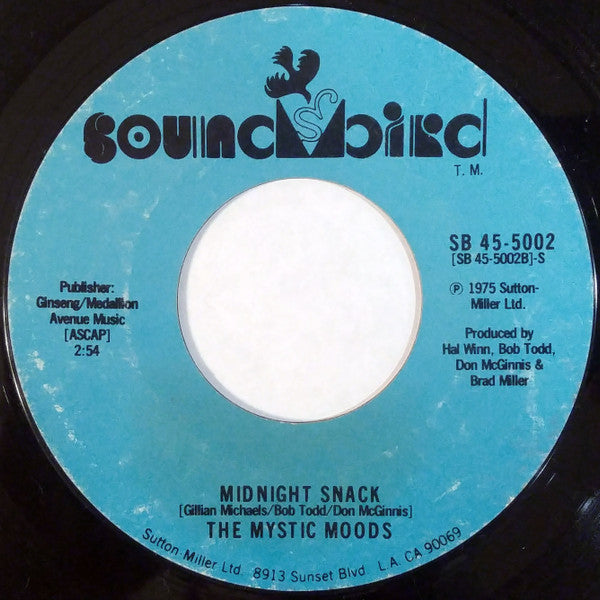 The Mystic Moods Orchestra : Honey Trippin' / Midnight Snack (7", Styrene)