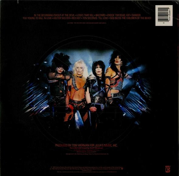 Mötley Crüe : Shout At The Devil (LP, Album, Spe)