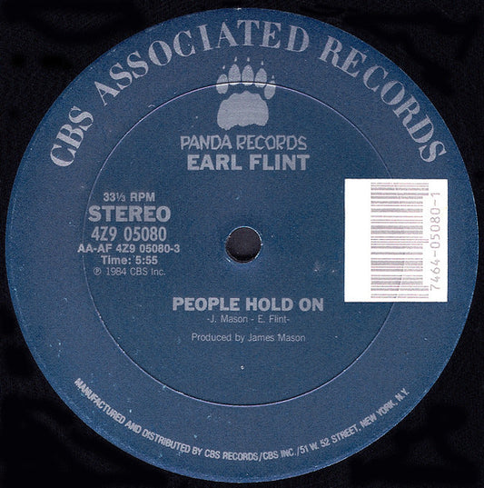 Earl Flint : People Hold On (12")