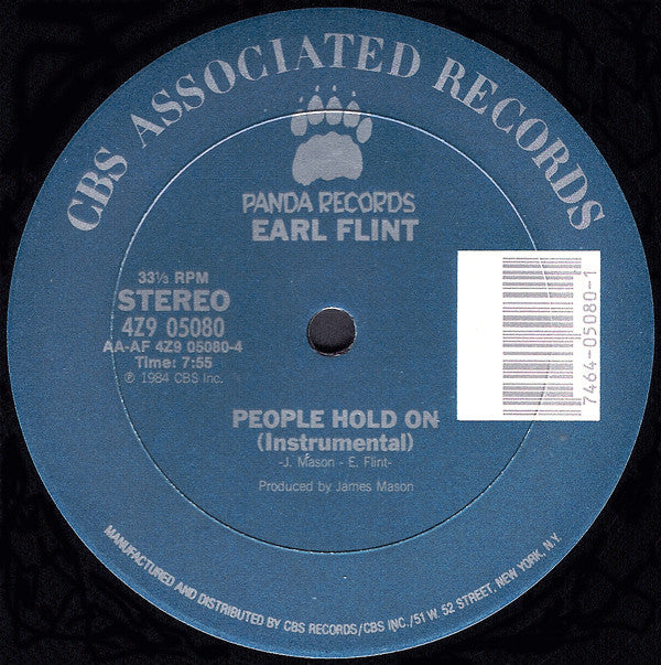 Earl Flint : People Hold On (12")