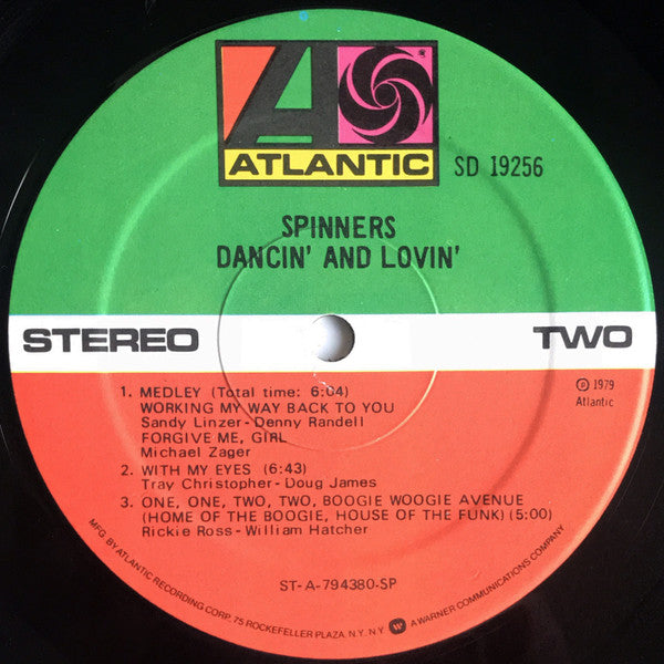 Spinners : Dancin' And Lovin' (LP, Album, SP )