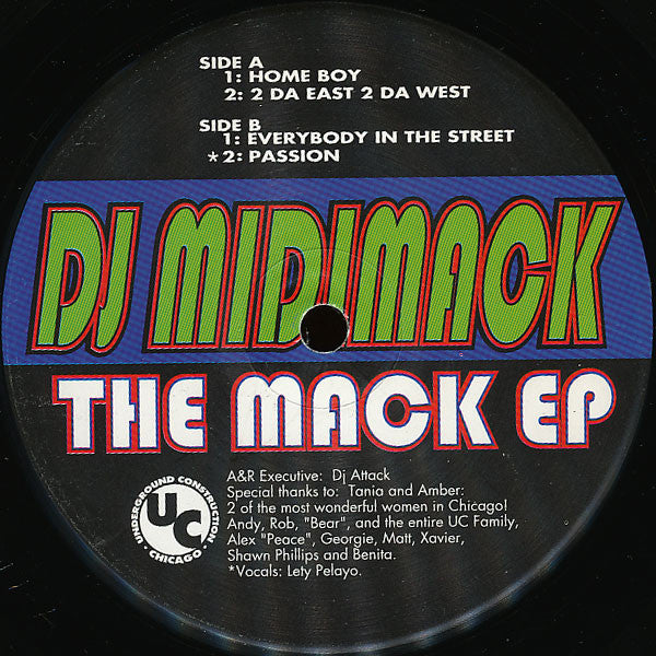 DJ Midimack : The Mack EP (12", EP)