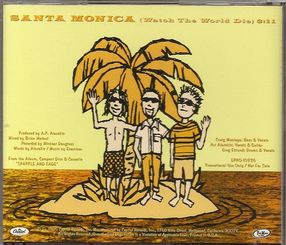 Everclear : Santa Monica (Watch The World Die) (CD, Single, Promo)