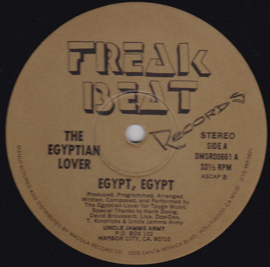 The Egyptian Lover* : Egypt, Egypt (12")
