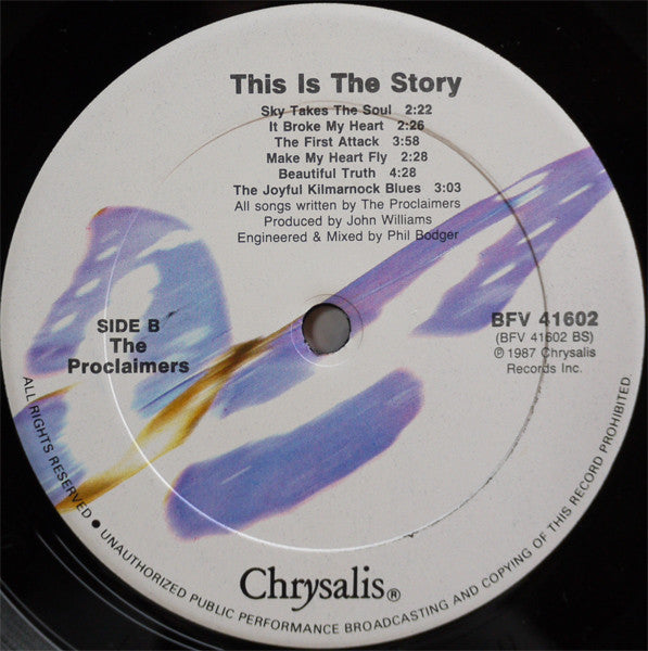 The Proclaimers : This Is The Story (LP, Album, Car)