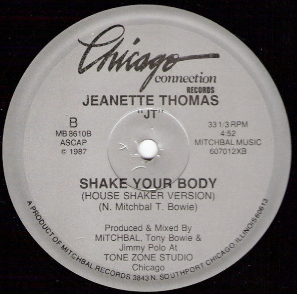 Jeanette Thomas : Shake Your Body (12")