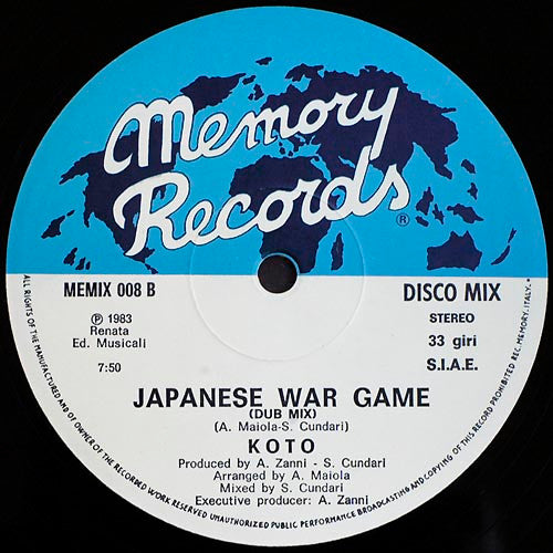 Koto : Japanese War Game (12")