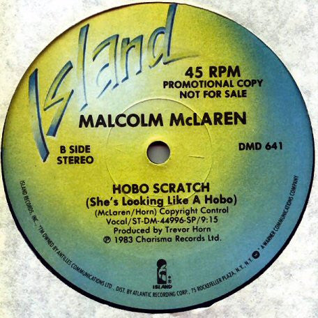 Malcolm McLaren : Double Dutch (12", Promo)