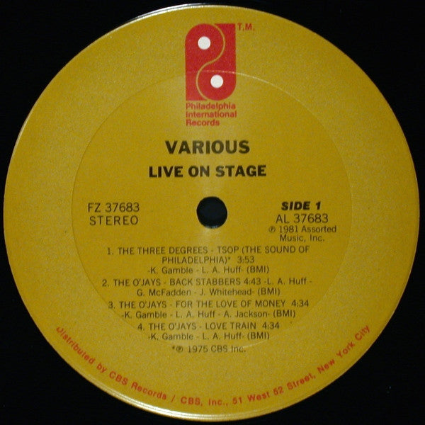 Various : Live On Stage (LP, Album)