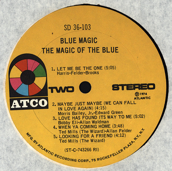 Blue Magic : The Magic Of The Blue (LP, Album, RI)