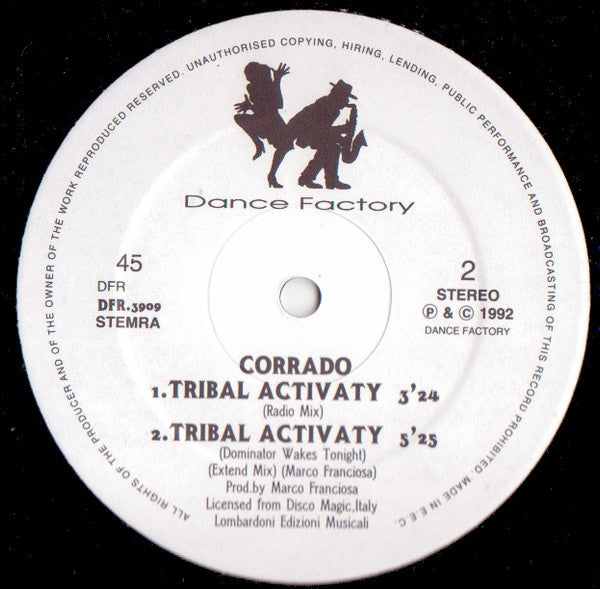 Corrado : Tribal Activity (12")