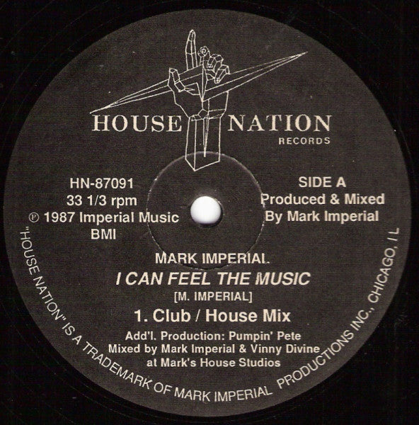 Mark Imperial : I Can Feel The Music (12")