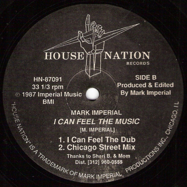 Mark Imperial : I Can Feel The Music (12")