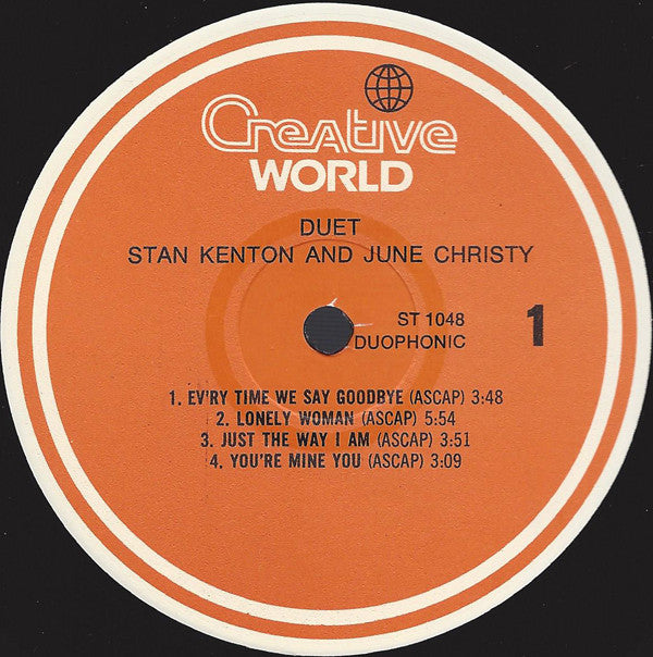 Stan Kenton : Duet (LP, Duo)