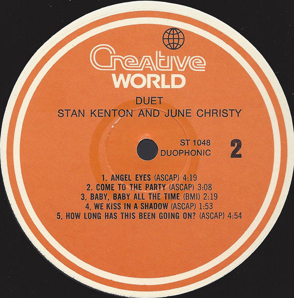 Stan Kenton : Duet (LP, Duo)