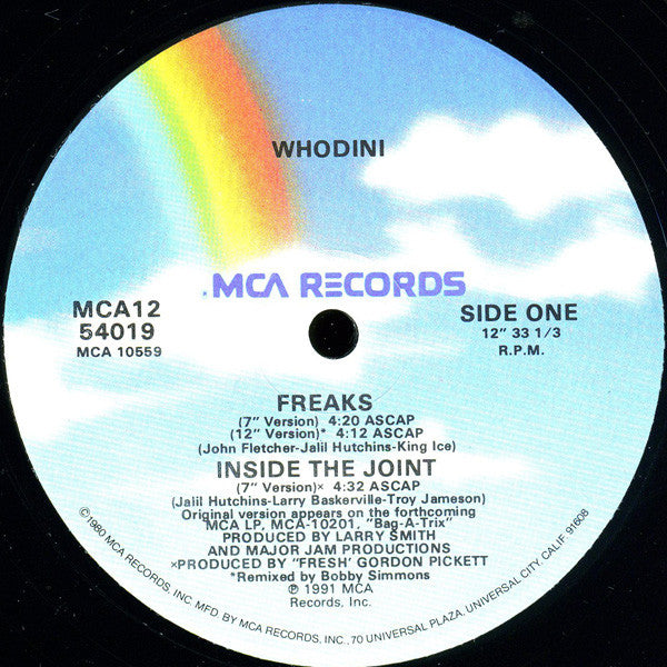 Whodini : Freaks (12", Single)