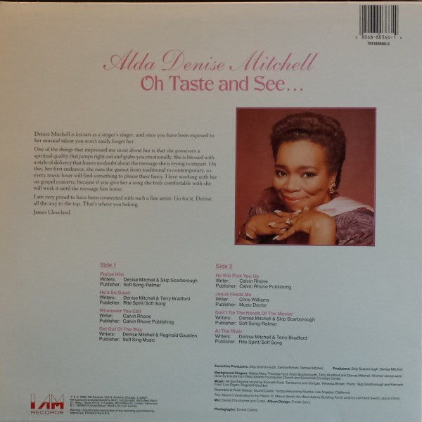 Denise Mitchell : Oh Taste And See... (LP, Album)