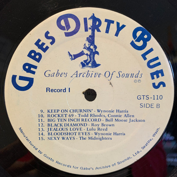 Various : Gabe's Dirty Blues (2xLP, Comp)