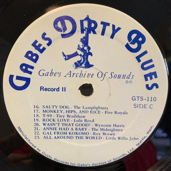 Various : Gabe's Dirty Blues (2xLP, Comp)