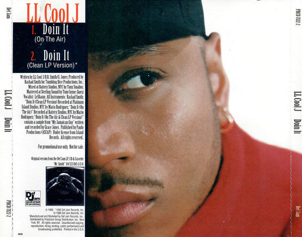 LL Cool J : Doin It (CD, Single, Promo)