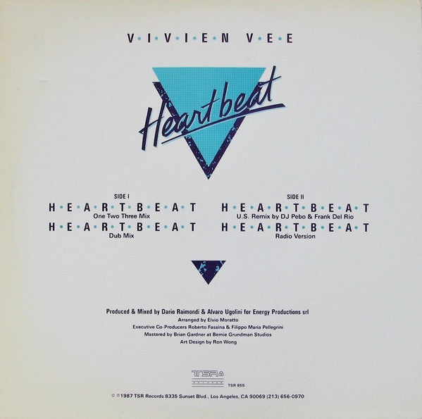 Vivien Vee : Heartbeat (12")