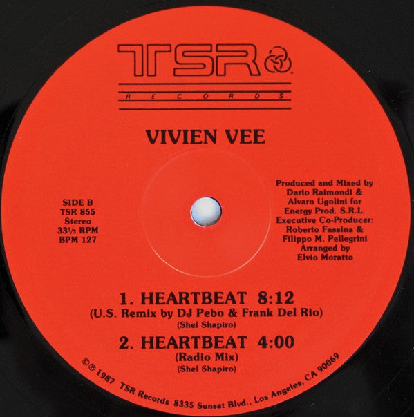 Vivien Vee : Heartbeat (12")