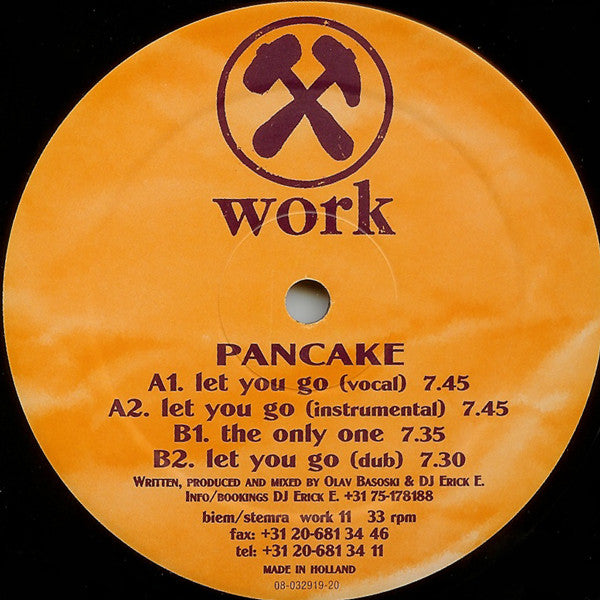 Pancake : Let You Go (12")