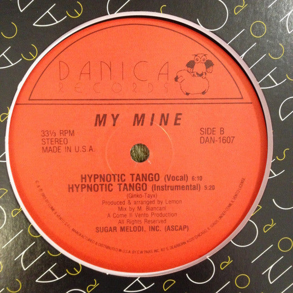My Mine : Hypnotic Tango ('87 Powerhouse Mix) (12", Dar)