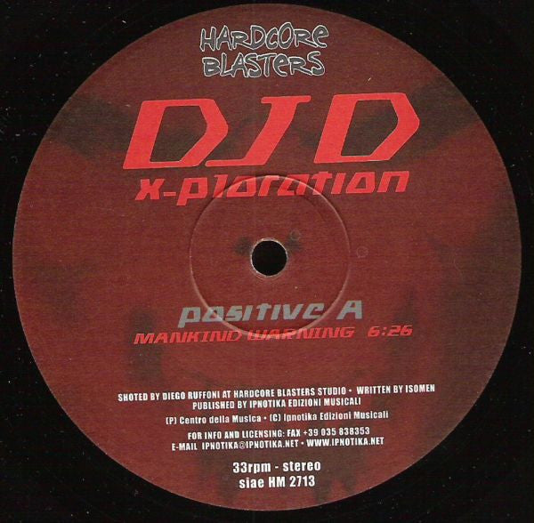 DJ D : X-ploration (10")