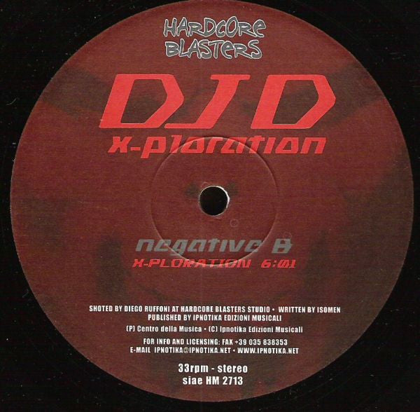 DJ D : X-ploration (10")
