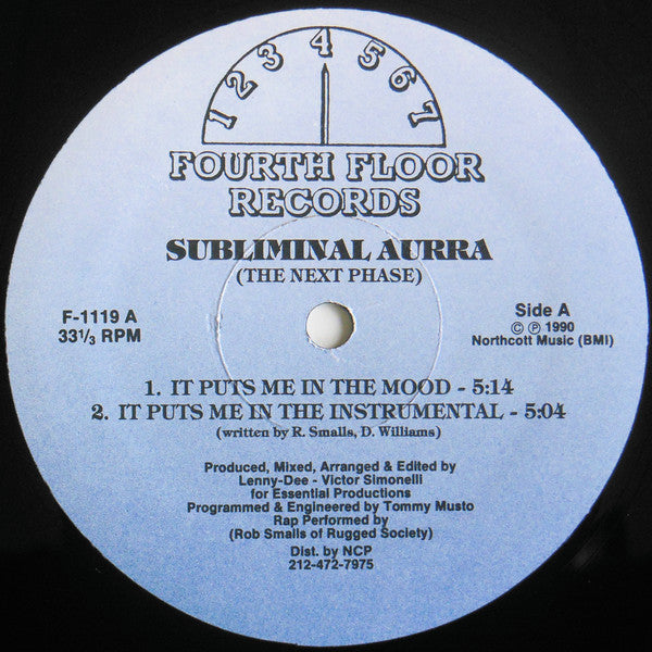 Subliminal Aurra : The Next Phase (12")