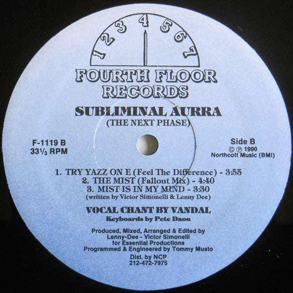 Subliminal Aurra : The Next Phase (12")