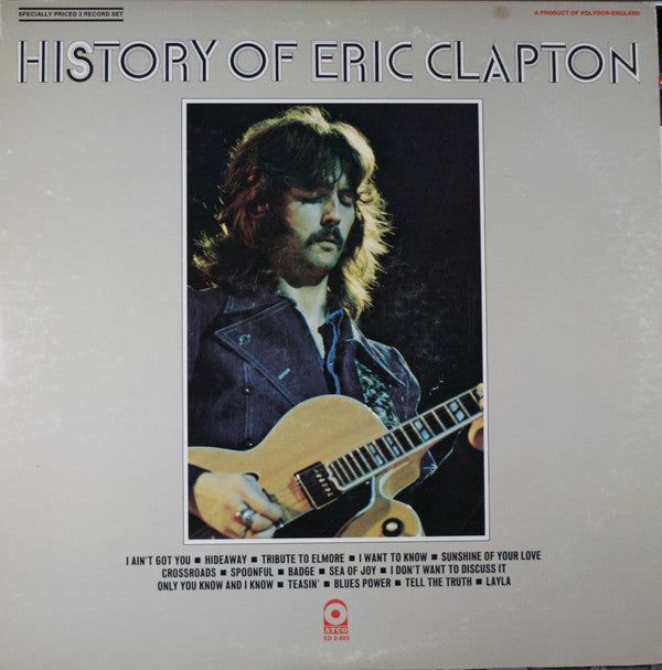 Eric Clapton : History Of Eric Clapton (2xLP, Comp, PR )