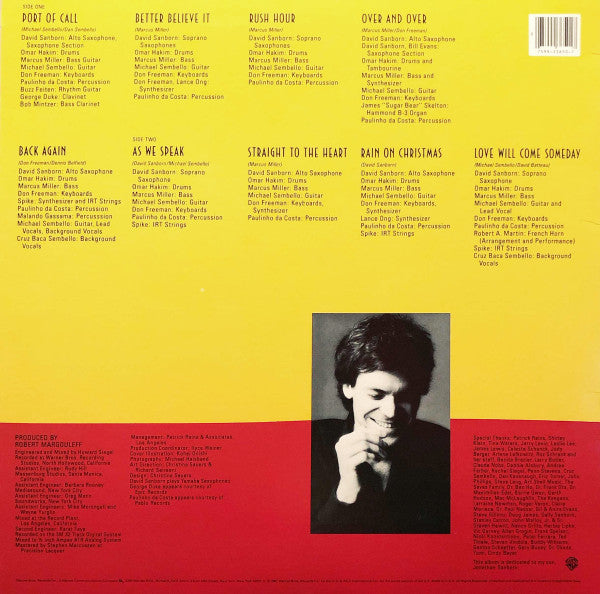 David Sanborn : As We Speak (LP, Album, RE, Win)