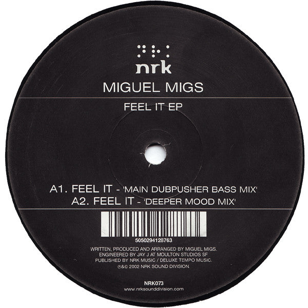 Miguel Migs : Feel It EP (12", EP)