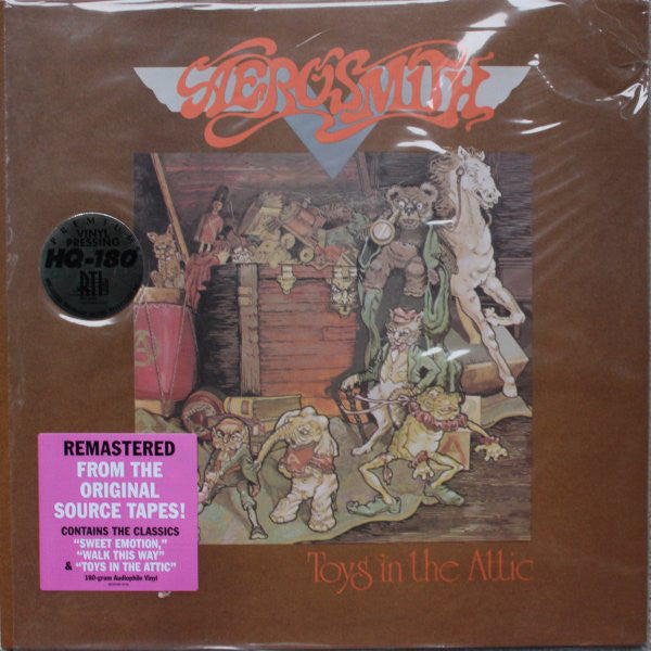 Aerosmith : Toys In The Attic (LP, Album, RE, RM, 180)