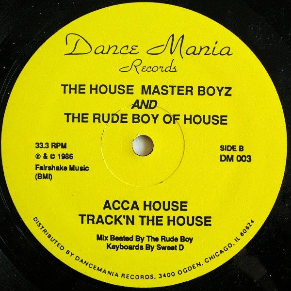 The House Master Boyz* And The Rude Boy Of House : House Nation (12")