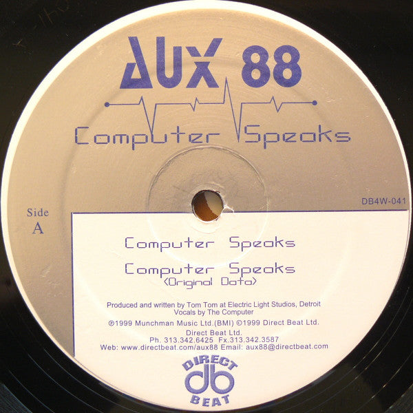 Aux 88 : Computer Speaks (12")