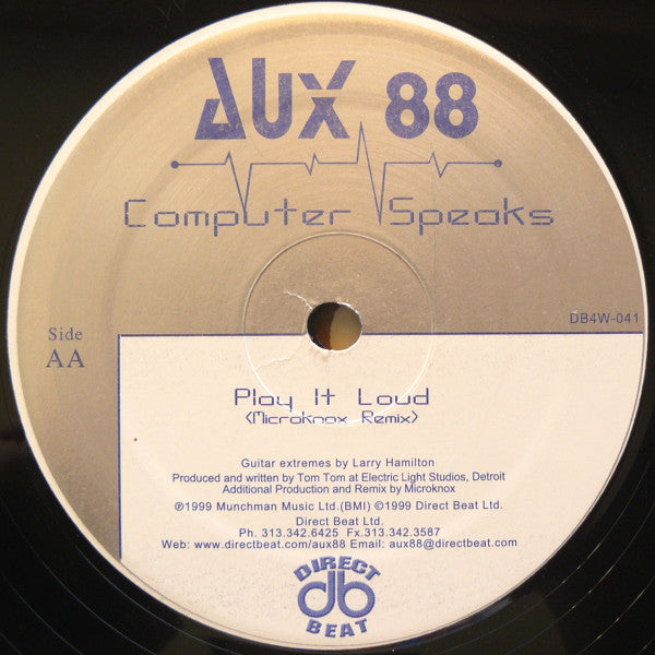 Aux 88 : Computer Speaks (12")