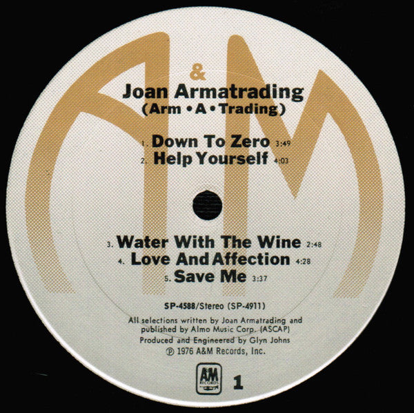 Joan Armatrading : Joan Armatrading (LP, Album, Ter)