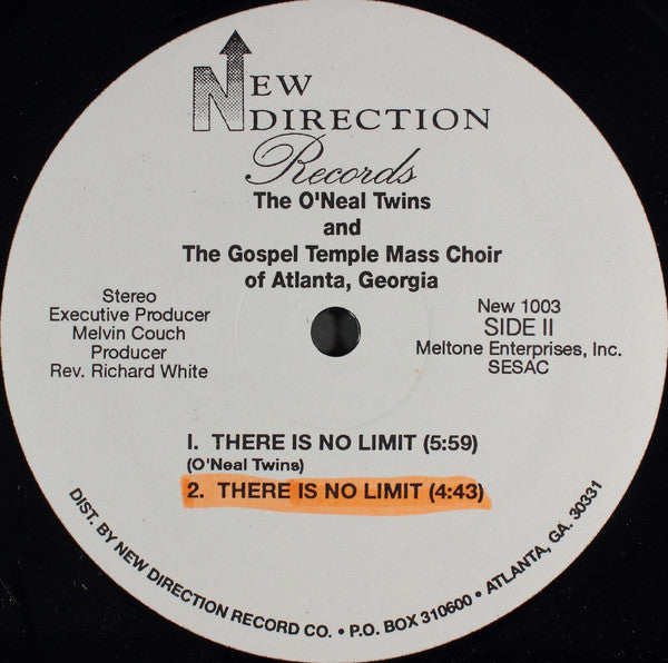 Rev. Richard 'Mr. Clean' White And The Atlanta Mass Choir / The O'Neal Twins And The Gospel Temple Choir Of Atlanta, Georgia : Untitled (LP)