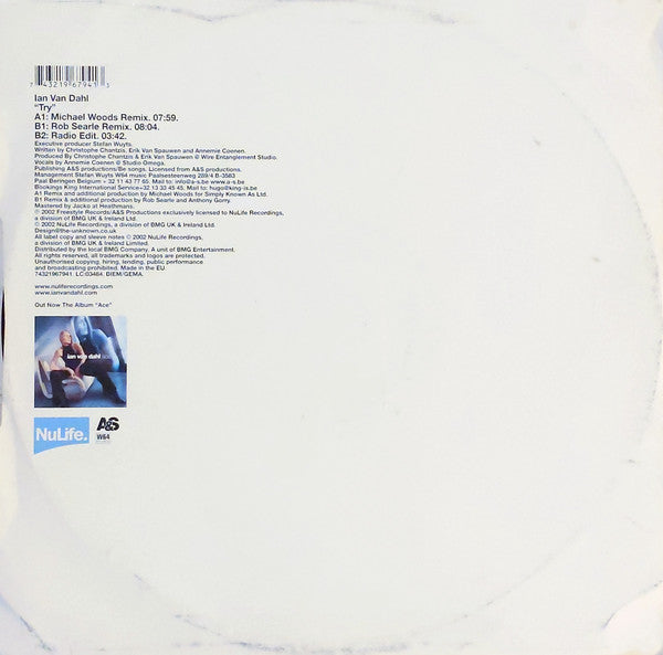 Ian Van Dahl : Try (12")