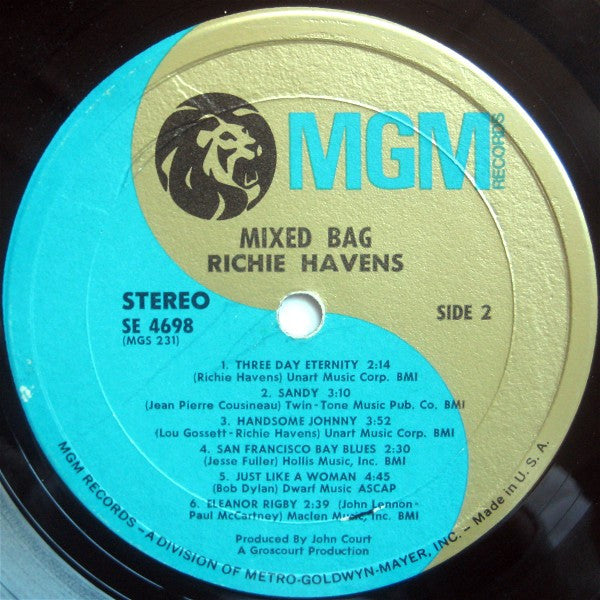 Richie Havens : Mixed Bag (LP, Album, RE)